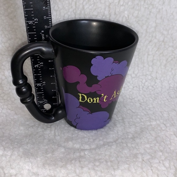 Disney Store Magic Mirror black coffee cup mug 4.5" Don't Ask! - Picture 6 of 8